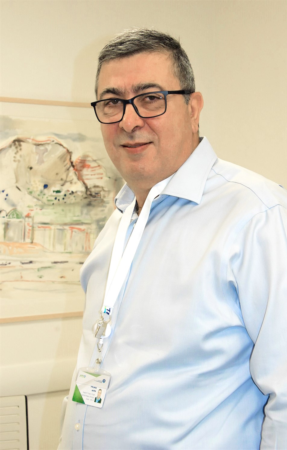 פרופ' וליד סליבא מנהל המחלקה החדש. צילום - אלי דדון