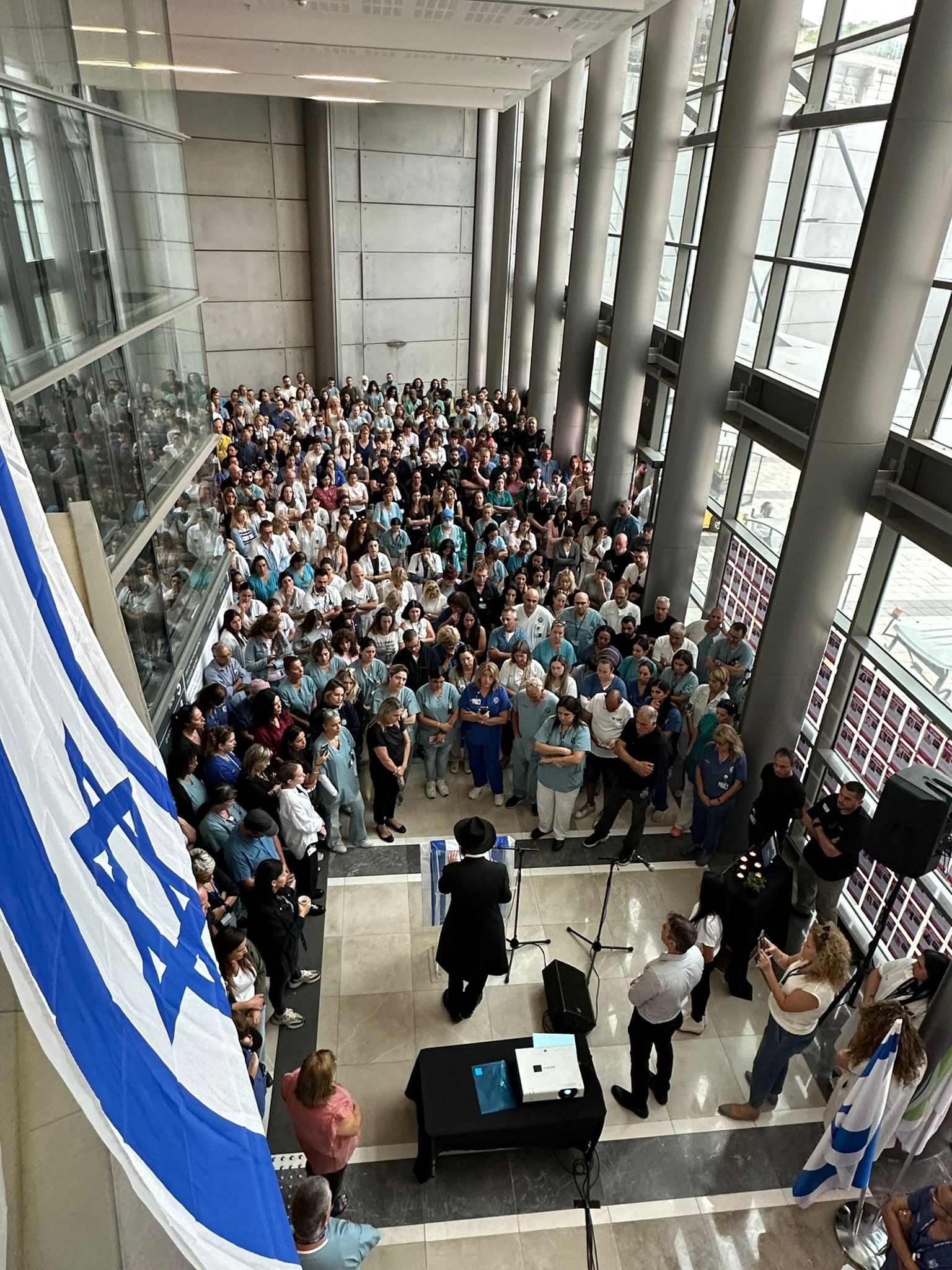 טקס לזכר הנופלים והנרצחים במלחמת חרבות ברזל ובאירועי הטבח