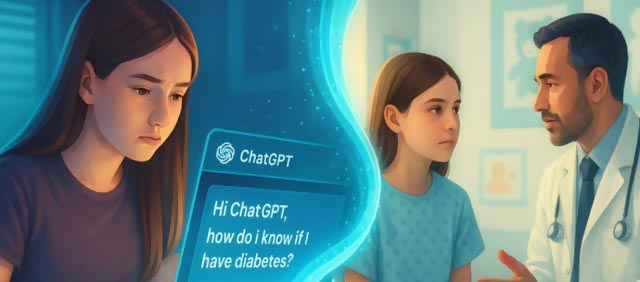 "היי Chat GPT - איך יודעים שיש לי סוכרת?" 